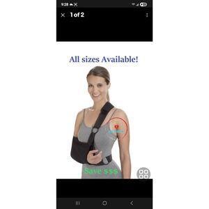 PROCARE‎ 79-84018 CLINIC SHOULDER IMMOBILIZER ARM ELBOW SHOULDER SLING XL